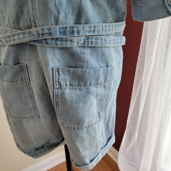 GAP 1969 Denim Chambry Romper Size XS EUC - Picture 5 of 13